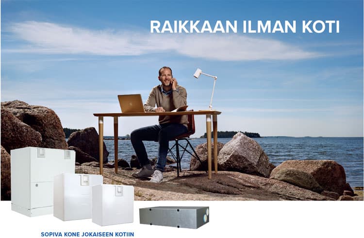 Ilmanvaihto pitää asukkaat ja talon terveinä