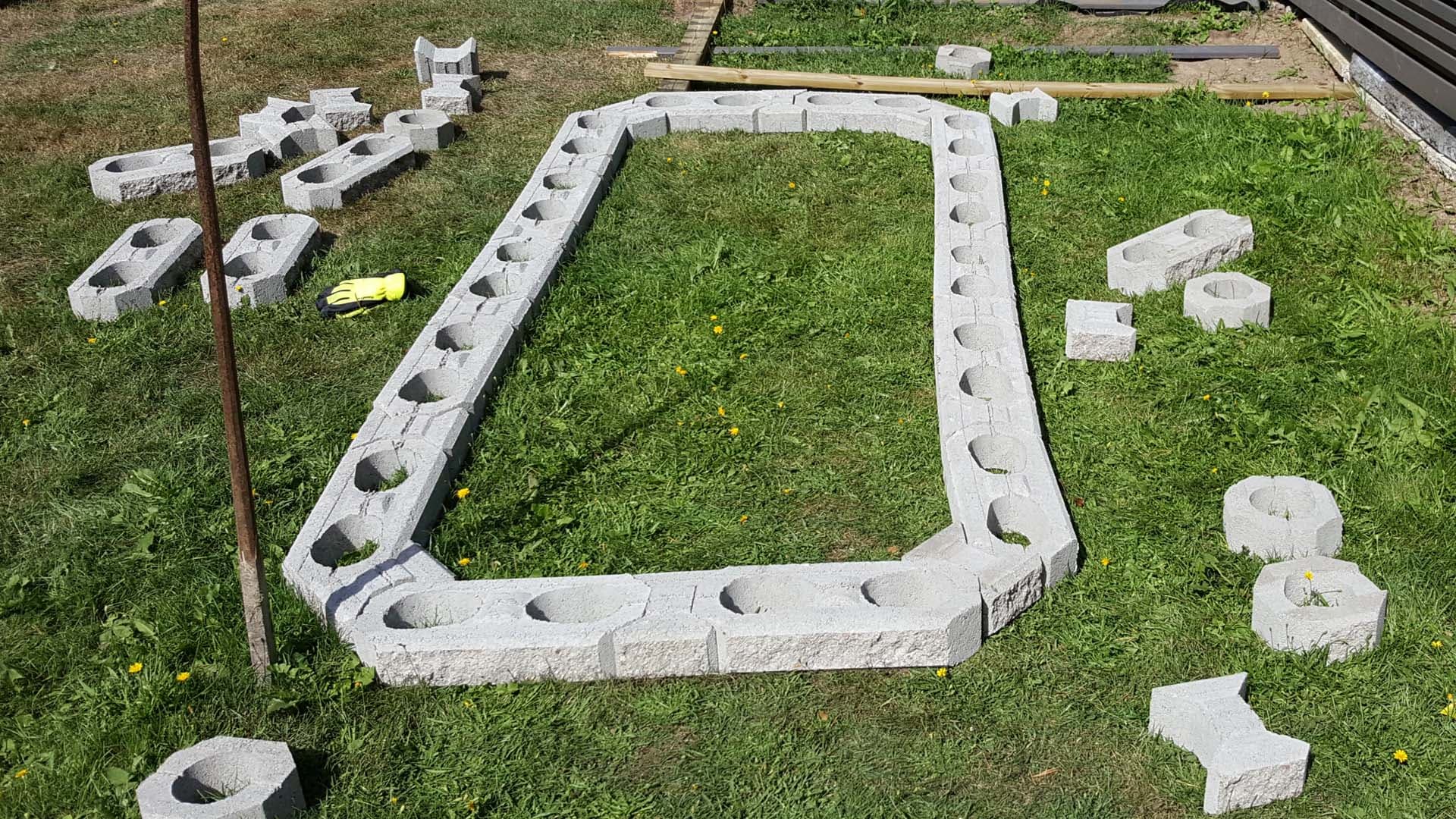 Tee se itse - Istutusallas muurikivistä