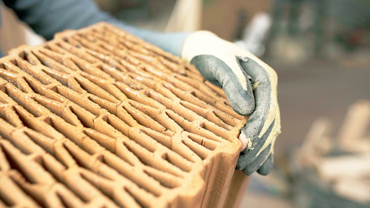 Keraaminen kennoharkko pientalorakentamisessa