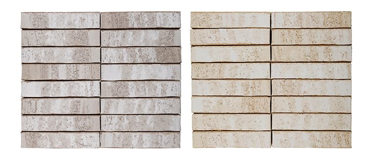 <p data-block-key="6j8wk">Wienerbergerin kotimaiset Vuolu-tiilet harmaa Utu ja lämpimämpi Kajo.</p>