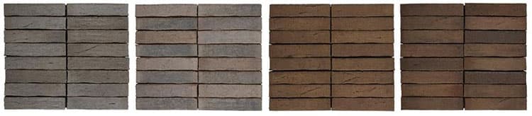 <p data-block-key="72exb">Harmaansävyiset Graniitti ja Graniitinkirjava sekä tummanruskeat Terva ja Tervankirjava ovat kiinnostusta herättäneitä Makasiini-tiiliä.</p>