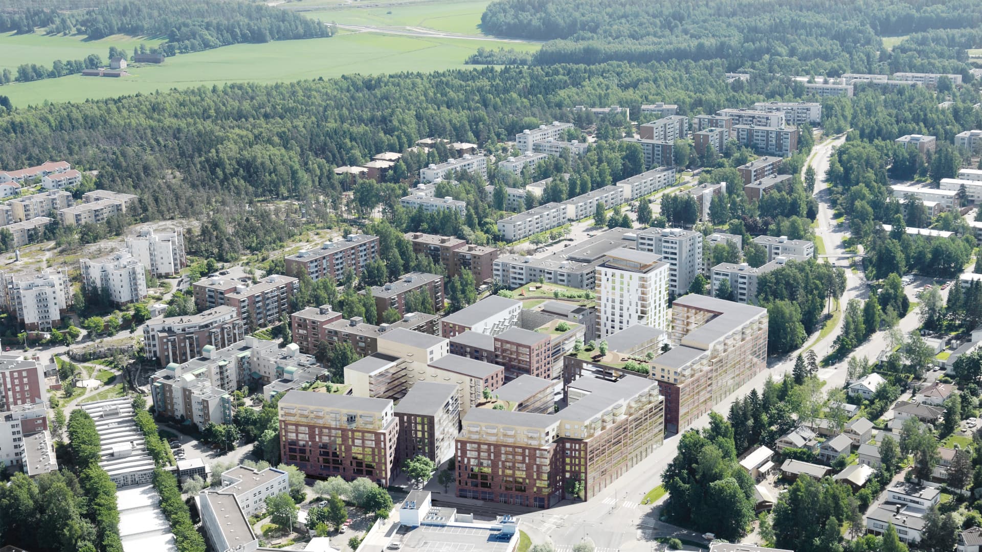 Kerrostalot maan tasalle ja uutta tilalle: Näin toimii purkava täydennys­rakentaminen