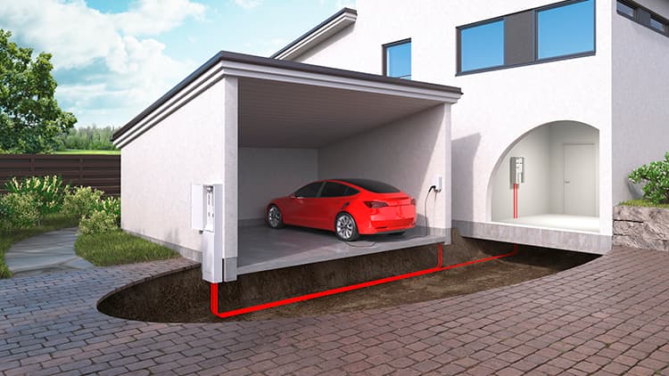 Uutta ratkaisua sähköautonlataukseen uudisrakentamisessa