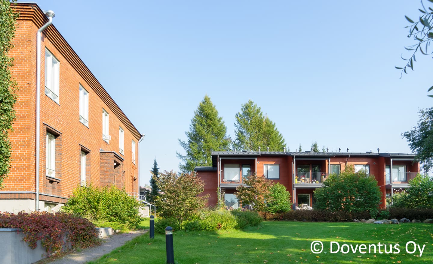 Onnistunut suunnittelu yhdisti historiallisen kohteen ja uudet luhtitalot