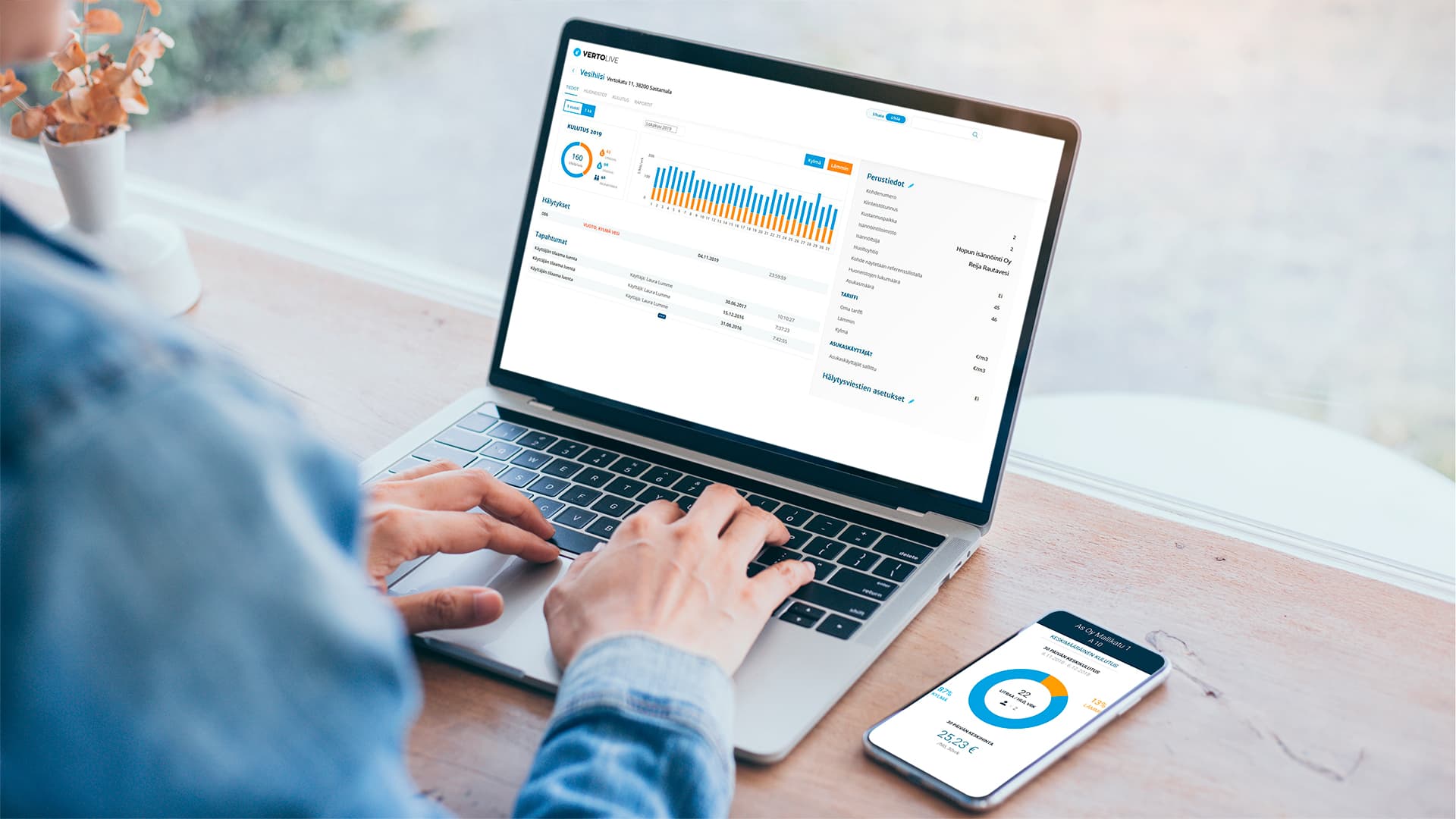 Vedenmittaus­järjestelmän avulla energia­tehokkuutta