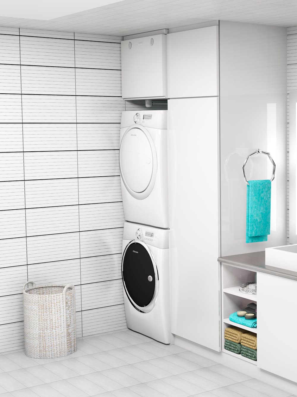 <p data-block-key="dontb">Matala MyVallox 99 MV CFi -ilmanvaihtokone sopii hyvin myös pesutornin päälle, joten kone on helppo sijoittaa myös pienemmissä asunnoissa.</p>