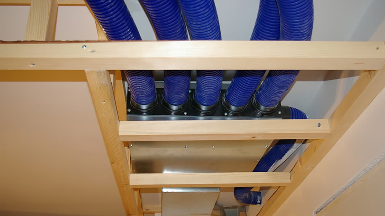 Taipuisa IV-järjestelmä ahtaaseen tilaan