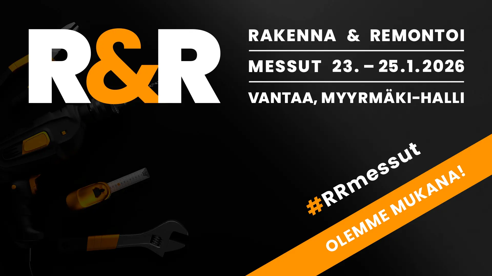 Olemme mukana RR-messuilla