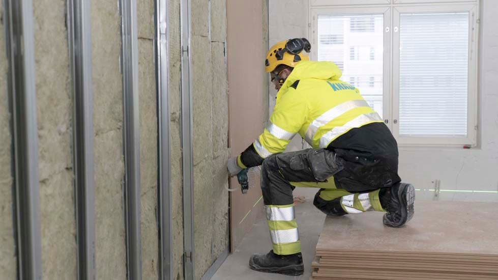 Ohuempi lisäneliöitä tarjoava ratkaisu osastoiviin rakenteisiin