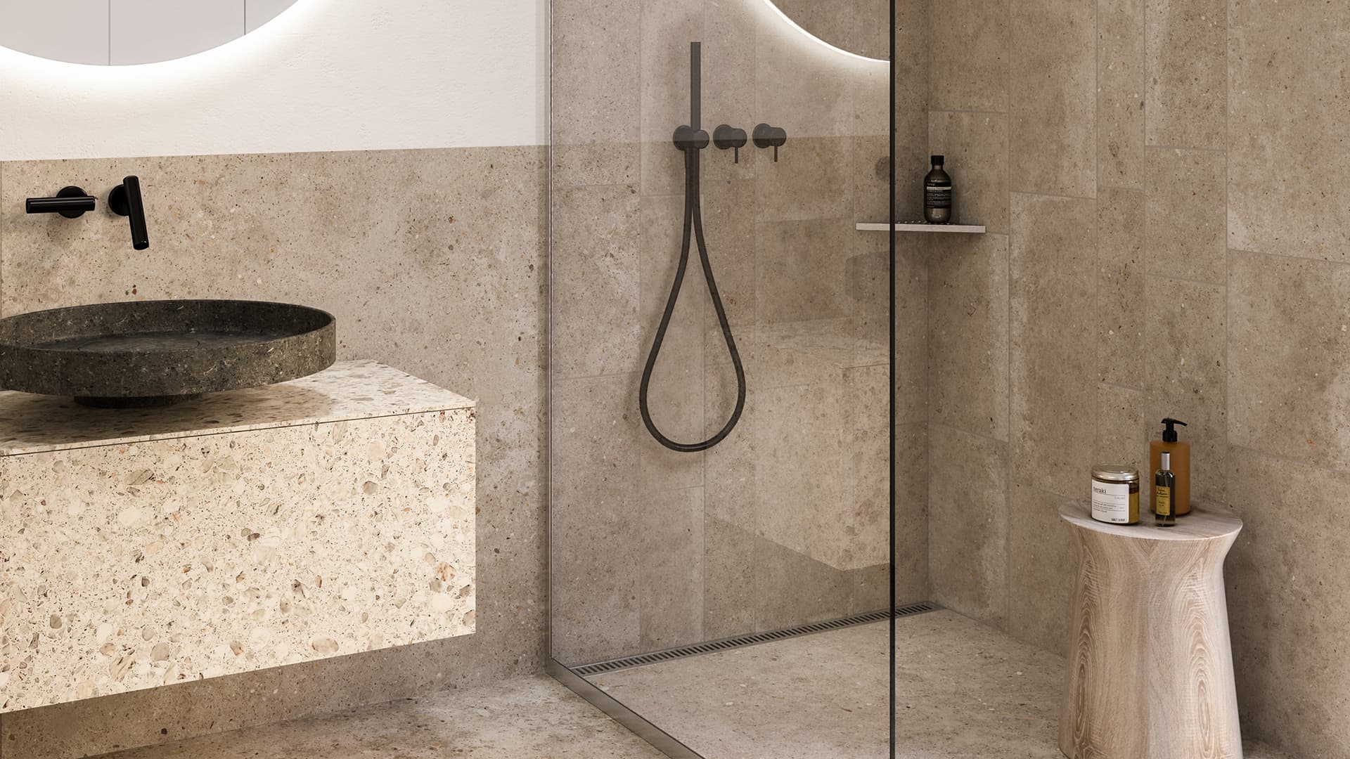 Märkätiloihin suunniteltu levy toimii sekä rakennuslevynä että vedeneristeenä