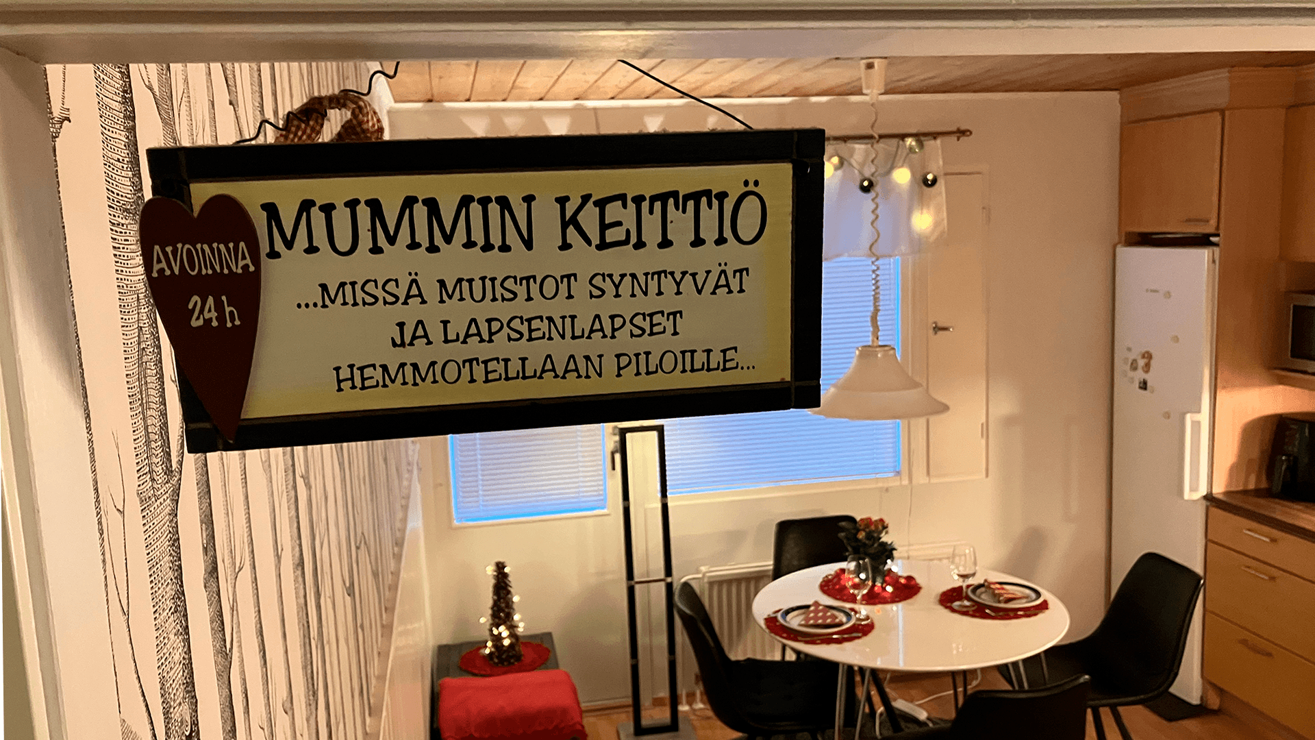 Mummon ja papan keittiö on kodin monitoimitila