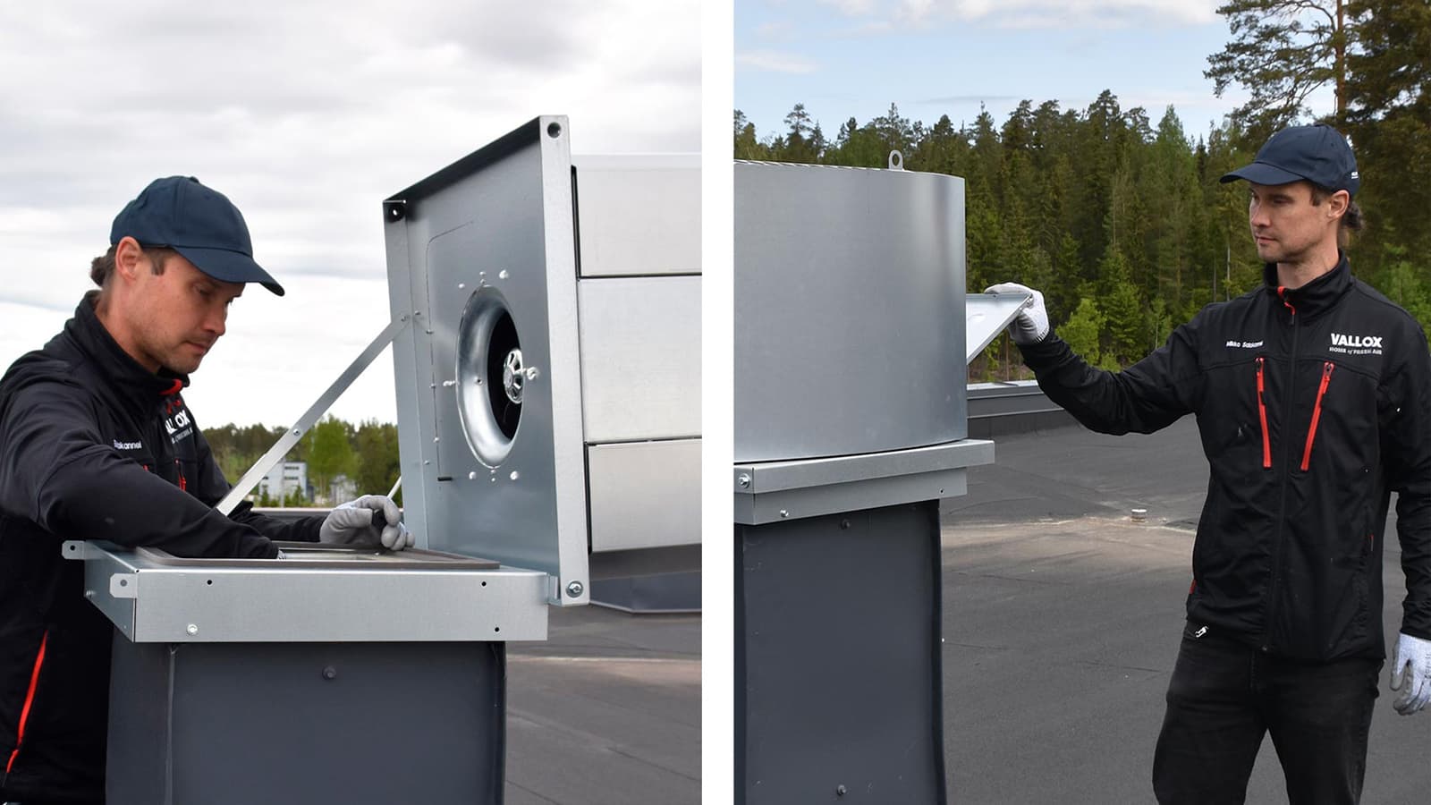 <p data-block-key="fxusf">Kippausosa on valmiiksi tiivistetty, joten imuri on helppo saada tiiviisti kattoläpivientiä vasten. Kaikki huippuimurin ohjainlaitteet ovat integroituna ja suojattuna omassa kotelossaan huoltoluukun takana.</p>