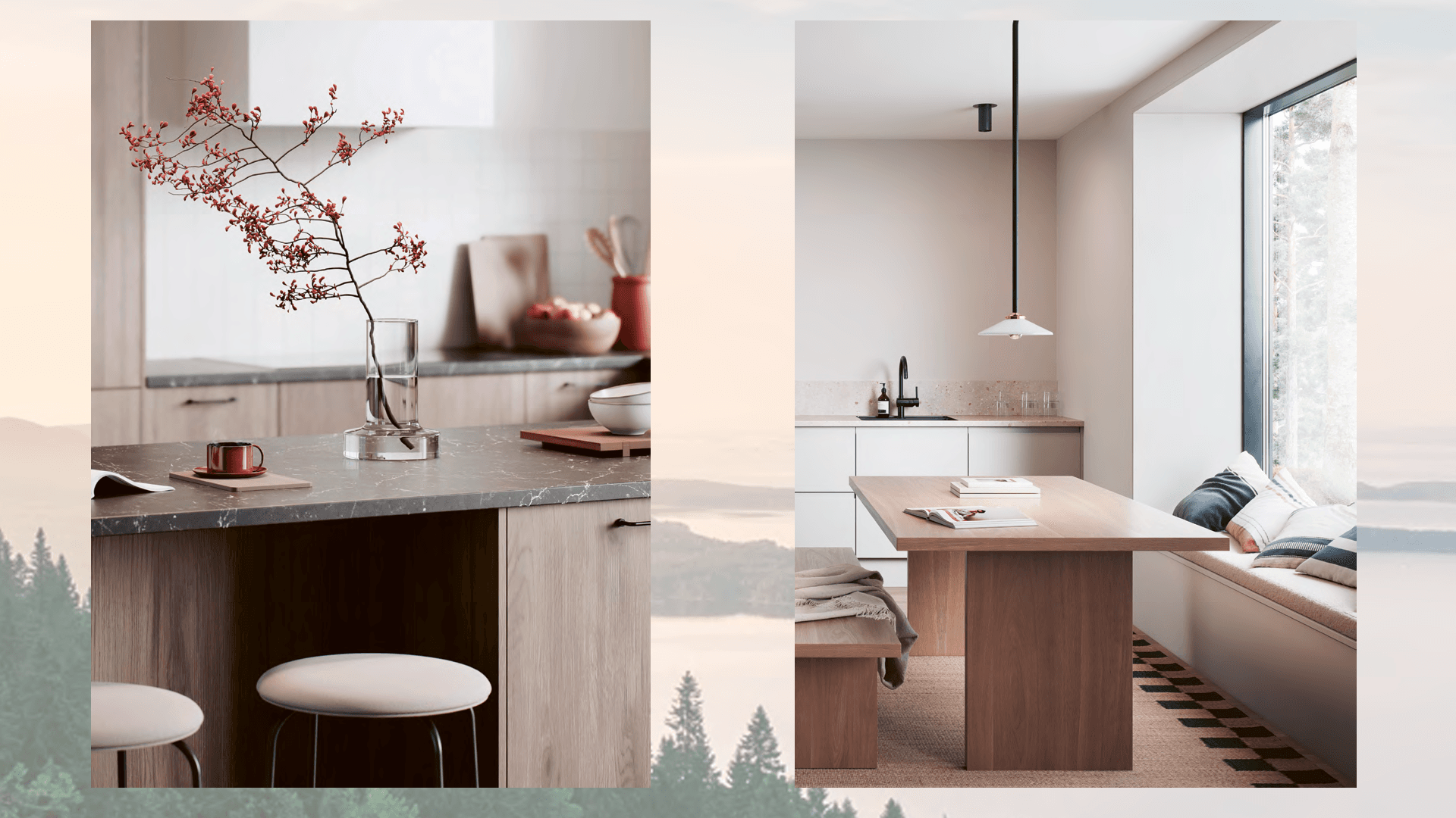 Murretut värit ja matta pinnat: Keittiöiden uudet suosikit 2025