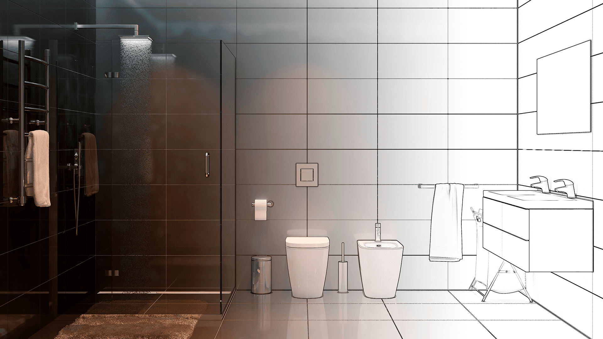 Ratkaisu märkätilojen seinärakenteeksi